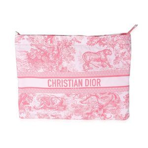 Dior Rouge Toile De Jouy DiorTravel Zipped Pouch
